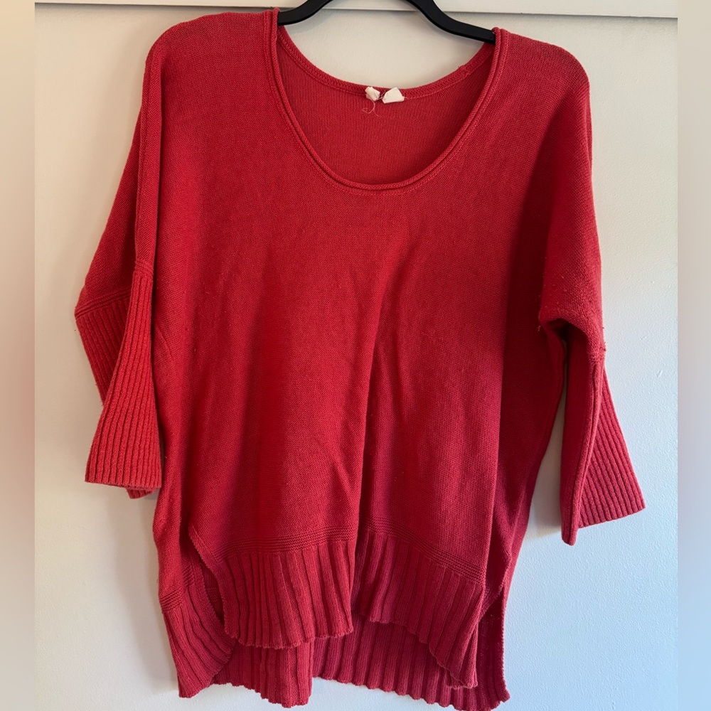 Orange Moth by Anthropologie Oversized Sweater